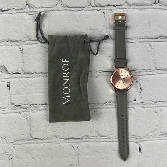 Monroé Classique Watch in Sunburst Solerose NWT main image 4